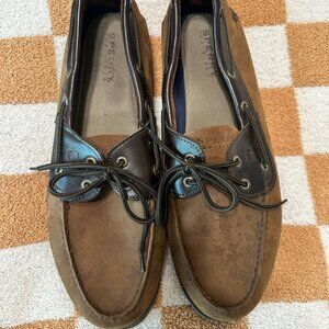 Sperry Classic Brown Leather Boat Shoes Men’s Size 13 Oxfords